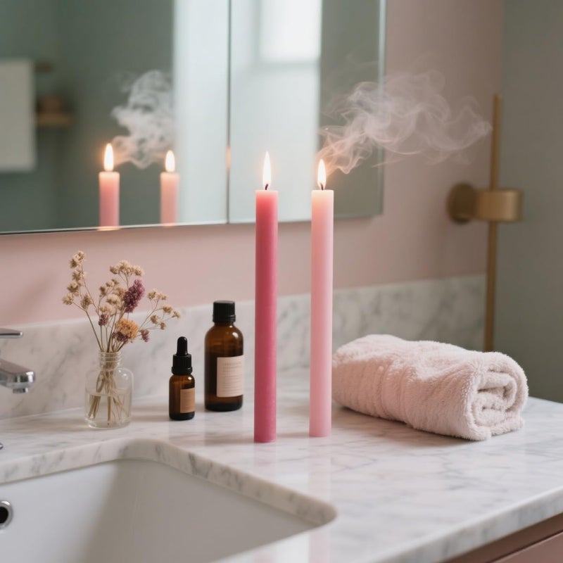 Sihuida 6-Pack Hot Pink and 6-Pack Pink Taper Candles, 10 Inch Unscented Dripless Candlesticks, Long-Lasting Burn Time of 7-8 Hours, Perfect for Home Décor Wedding Dinner - Image 4